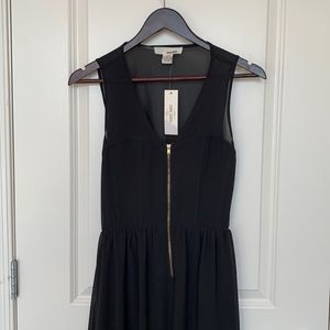 MOVING SALE - black high low dress with open back